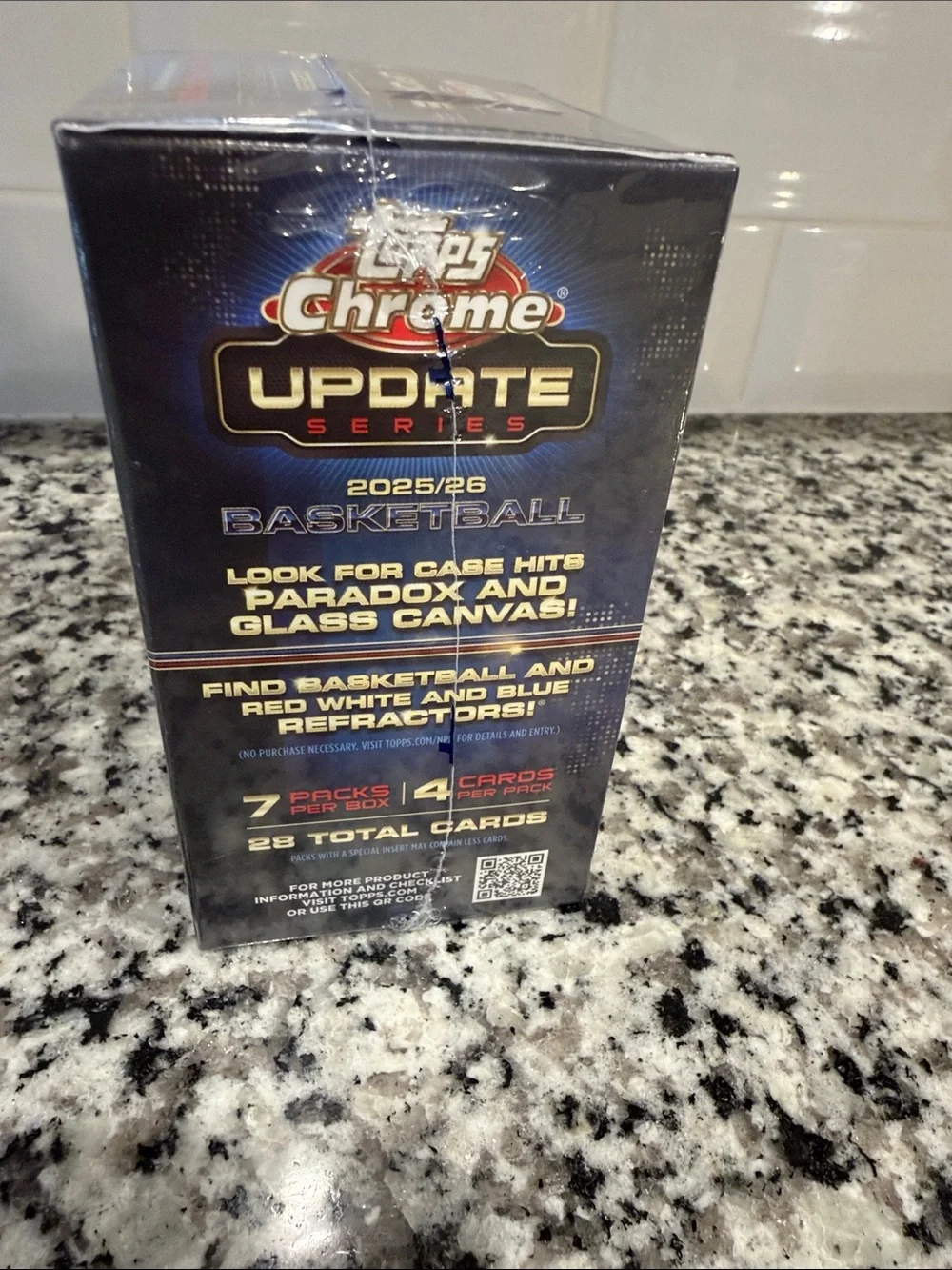 Topps Chrome Update Series Basketball Box
